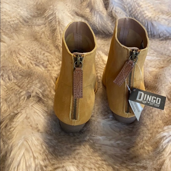 Dingo western bootie - mustard color - Picture 3 of 5